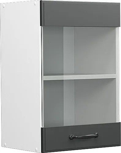 Szklana szafka kuchenna antracytowy domek wiejski 40x31x60 r-line
