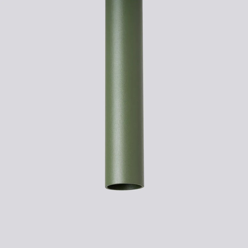 Lampa wisząca PASTELO 1 zielona oliwka SOLLUX LIGHTING