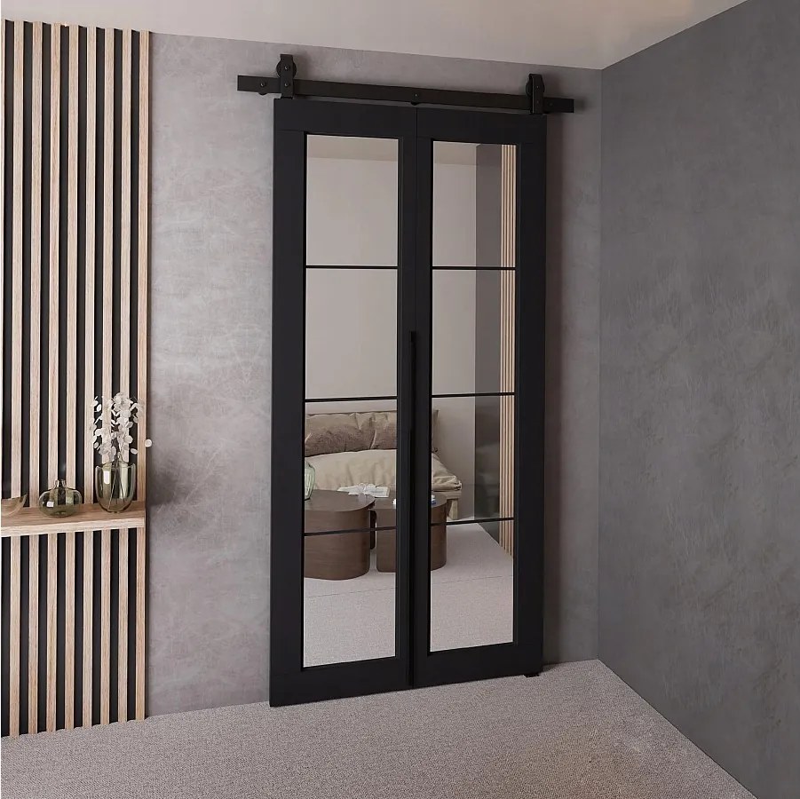 Drzwi Przesuwne QUDIO M5 Czarny 80