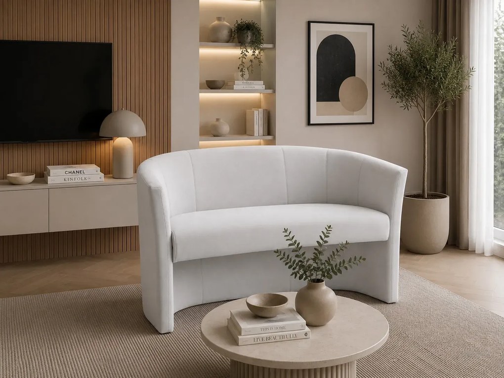 Sofa CLUB tapicerowana : Kolor tkaniny - VELVET - MG39, Typ tkaniny - Velvet