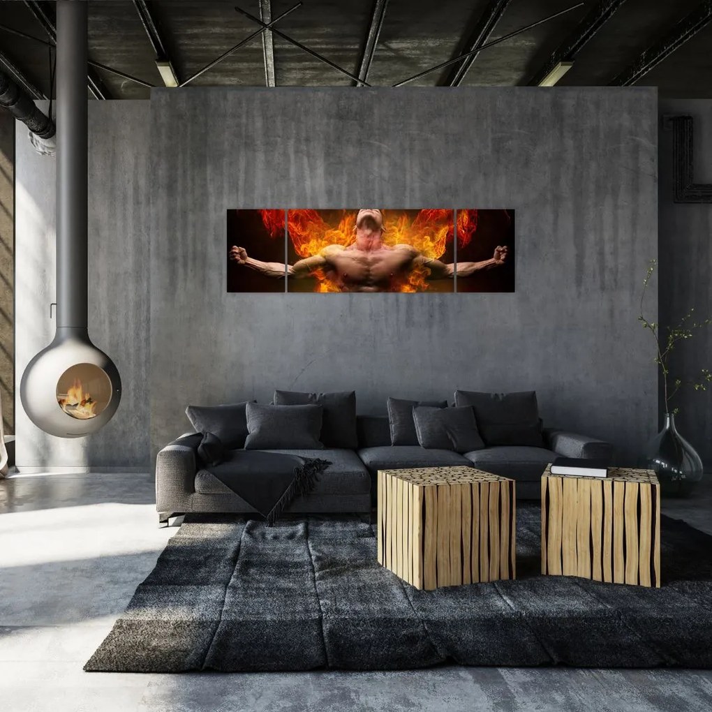 Obraz - Męska moc (170x50 cm)