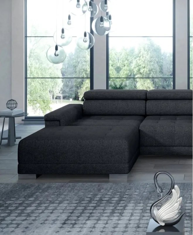 Narożnik CAMPO XL elektryczną regulacją siedziska w WERSAL