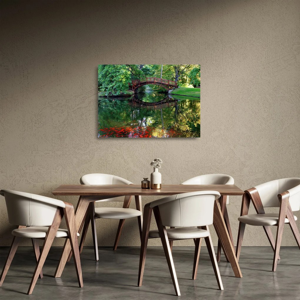 Obraz na szkle - rzeka (70x50 cm)