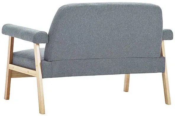 Tapicerowana sofa 2-osobowa Uxis 2G - jasny szary