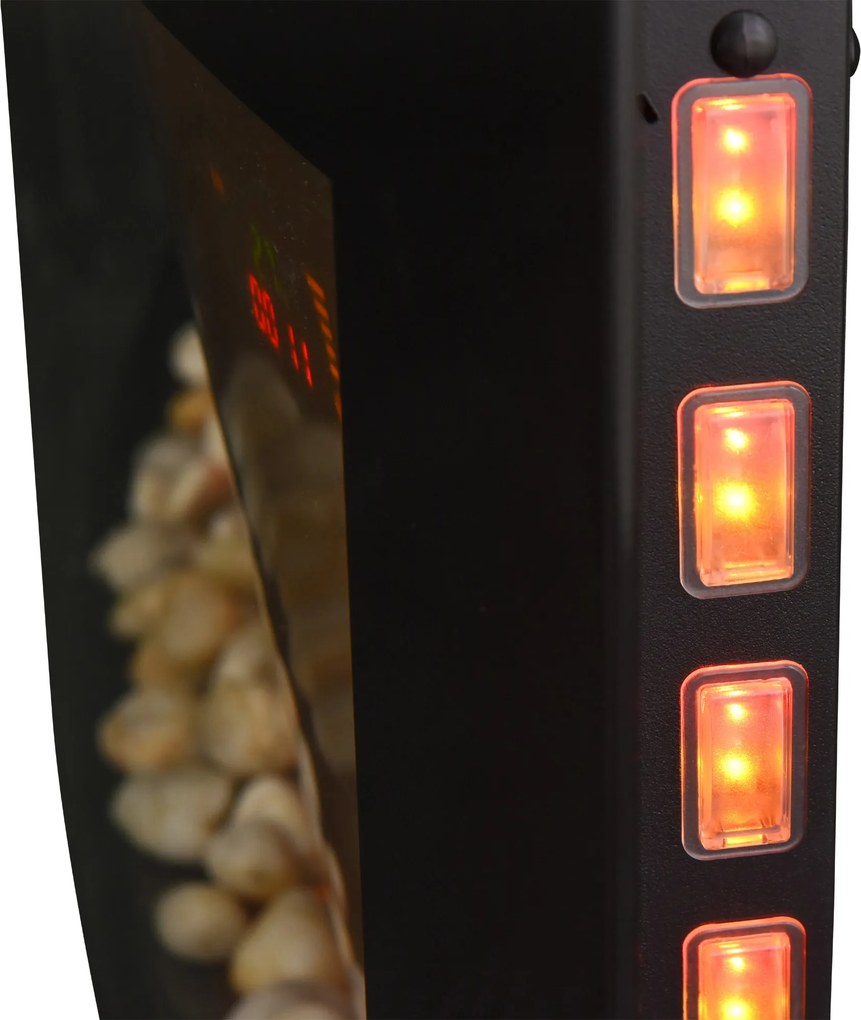 HOMCOM kominek elektryczny piec kominkowy