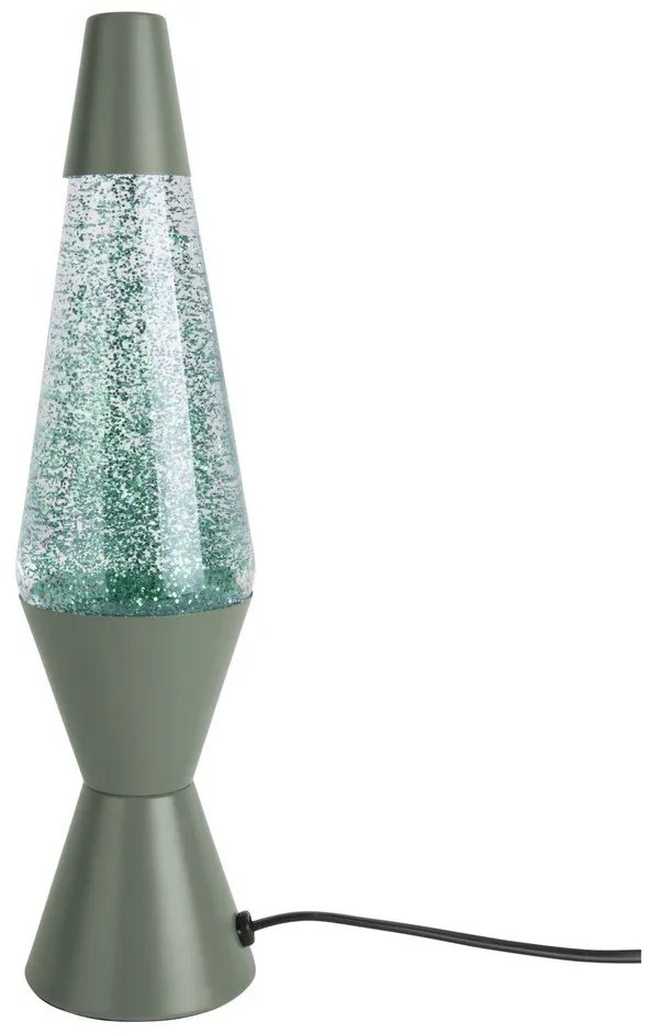 Zielona lampa stołowa Leitmotiv Glitter