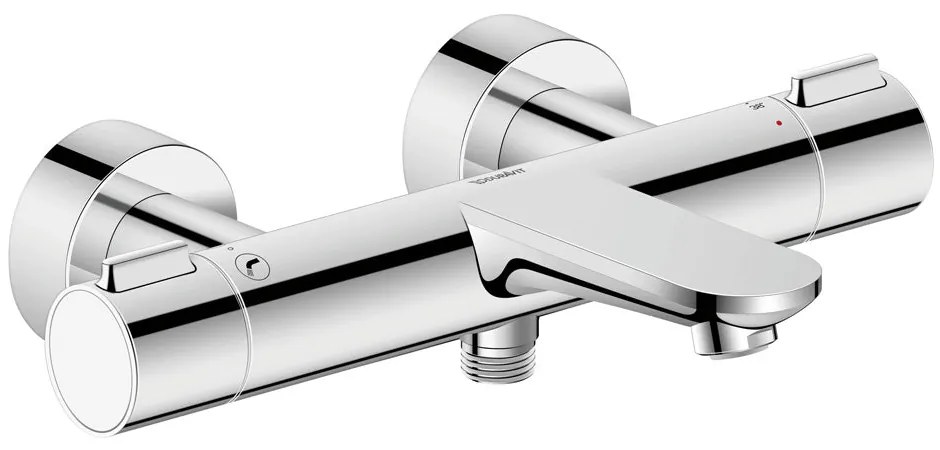 Duravit Wave bateria wannowa z termostatemMontaż natynkowy - 2 ujścia wody