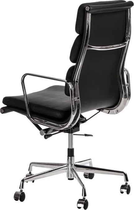 Fotel biurowy CH2191T skóra chrom