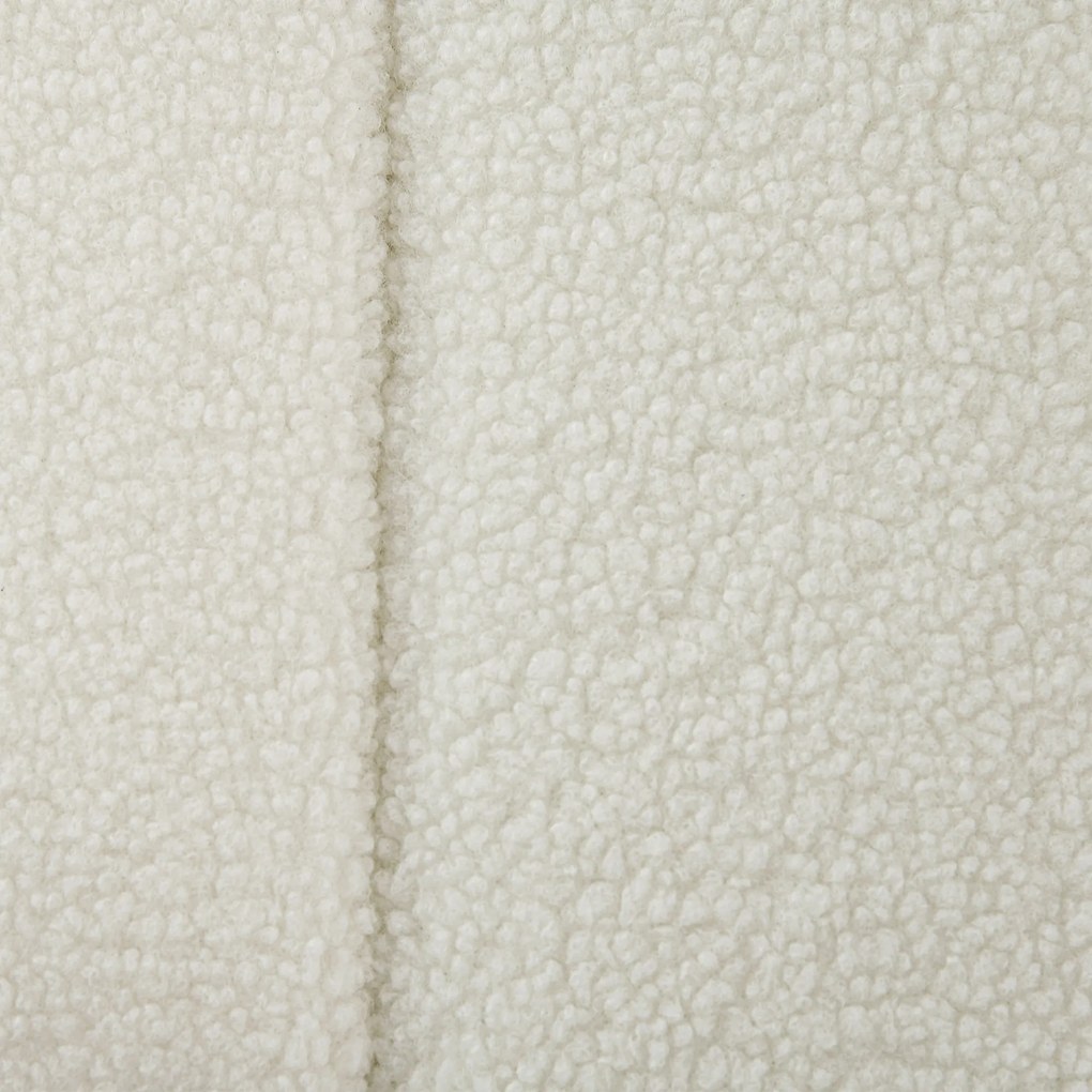 HOMCOM Tapicerowana ławka do sypialni z miejscem do przechowywania, wytrzymała do 120kg, 102x45x46cm, Kremowobiały