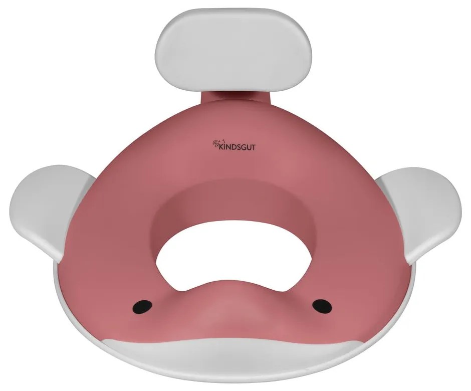 Ciemnoróżowa dziecięca deska sedesowa Dusty pink – Kindsgut