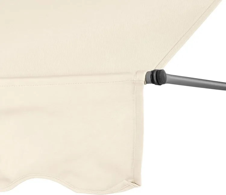 Markiza przeciwsłoneczna, regulowana AW-016 na taras, balkon, beżowa, 200x120 cm