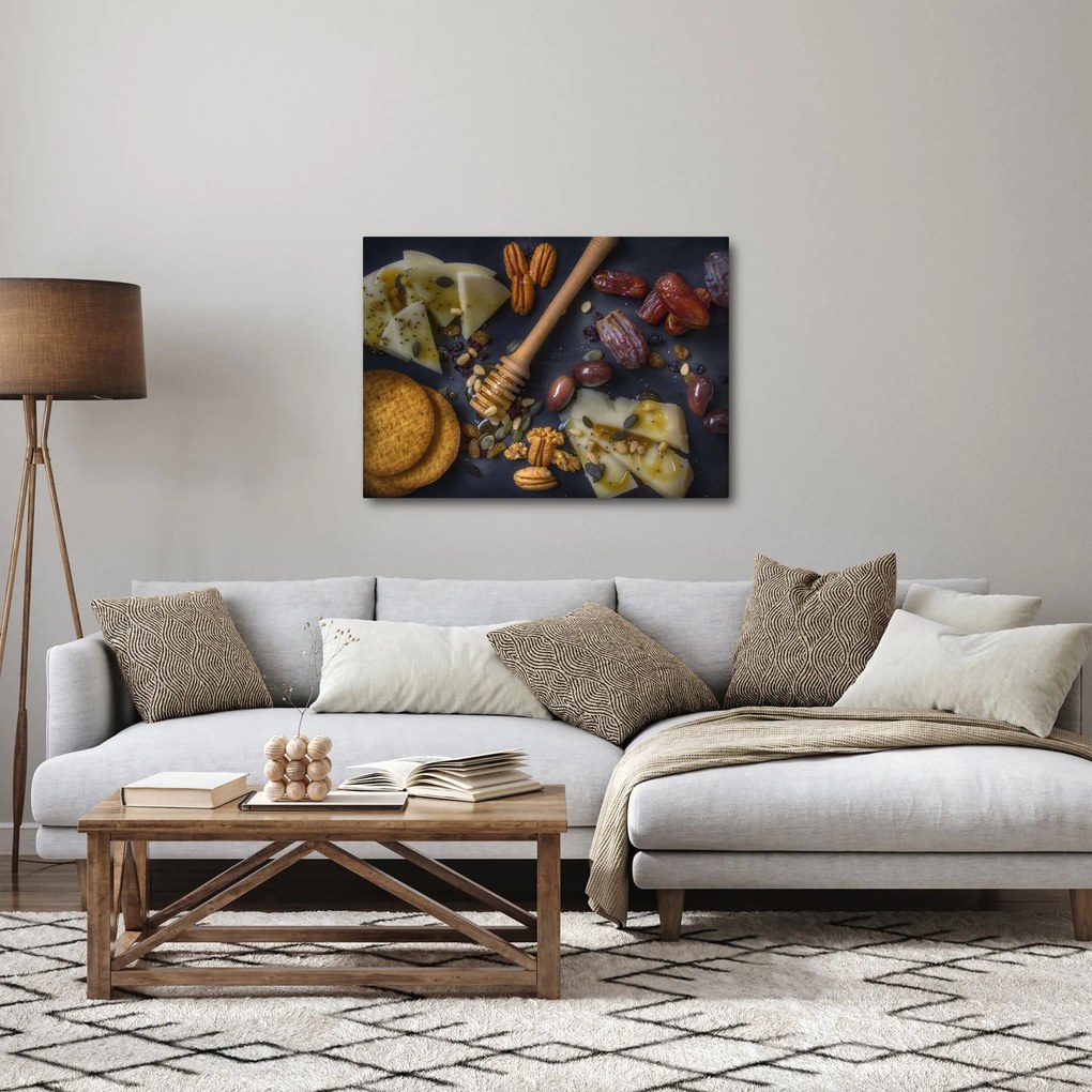 Obraz z suszonymi owocami (70x50 cm)