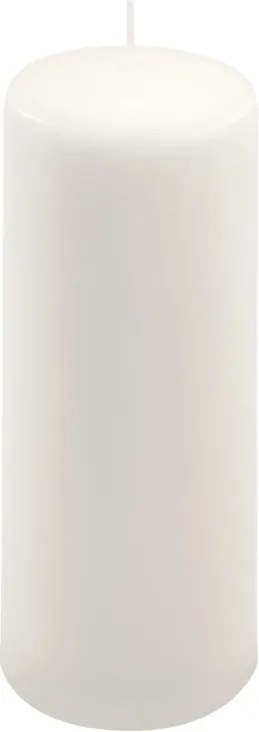 Zestaw świeczek słupkowych, 20 cm, Ø 7,5 cm, biały, 4 szt.