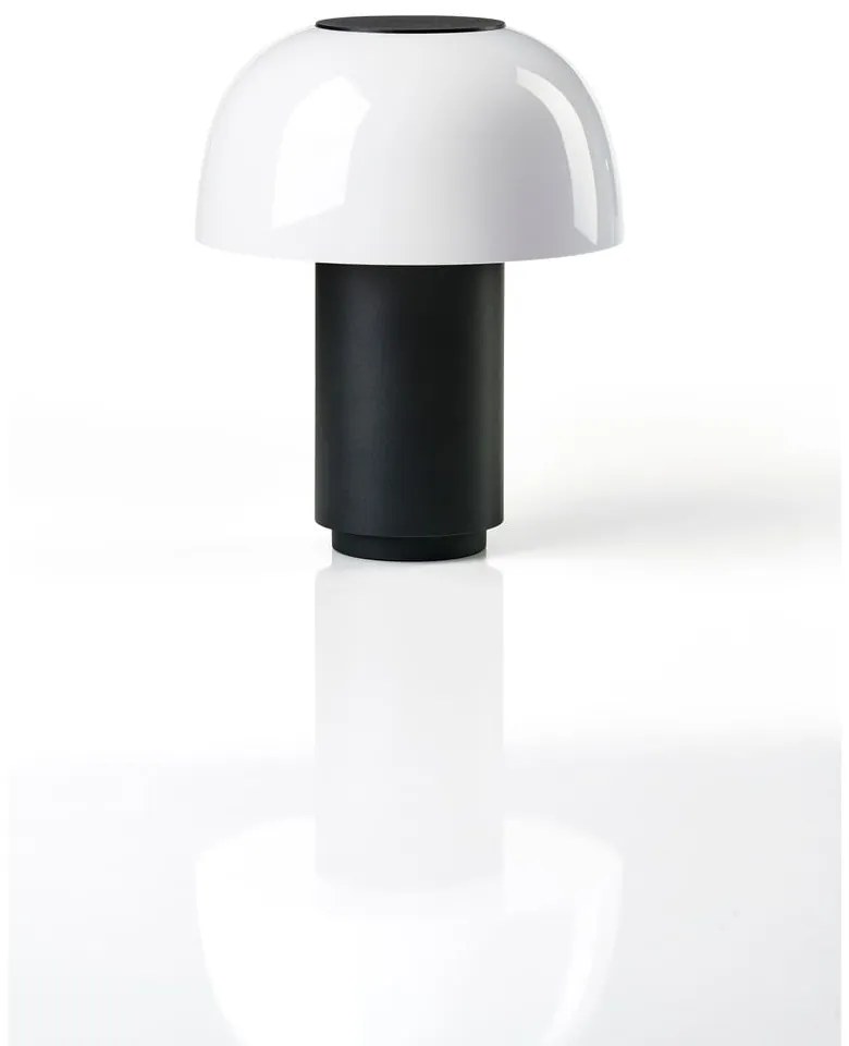 Czarna aluminiowa lampa stołowa LED ze ściemniaczem (wysokość 22 cm) Harvest – Zone