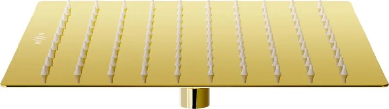 Mexen Slim deszczownica 25 x 25 cm, złota - 79125-50