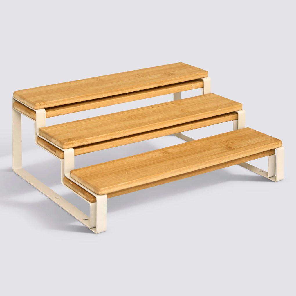 Półka na blat kuchenny 2w1 ORDERA, długość od 32 do 64 cm