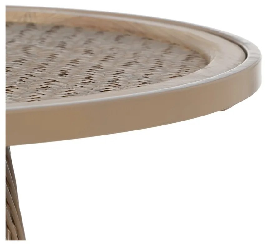 Rattanowy okrągły stolik ø 55 cm – Ixia