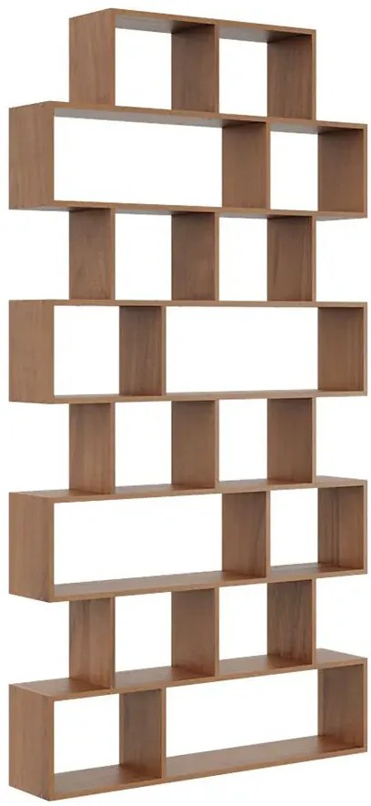 Minimalistyczny Regał Wiszący Lub Stojący W Kolorze Orzech L6-Z20