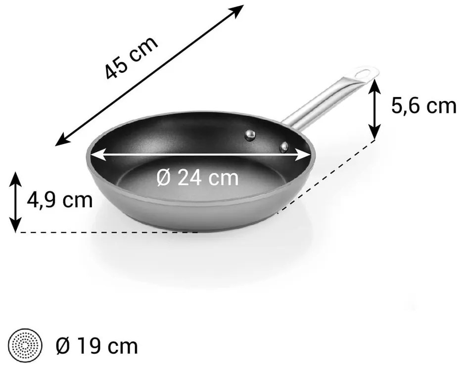 Patelnia aluminiowa z powłoką nieprzywierającą ø 24 cm GrandChef+ – Tescoma