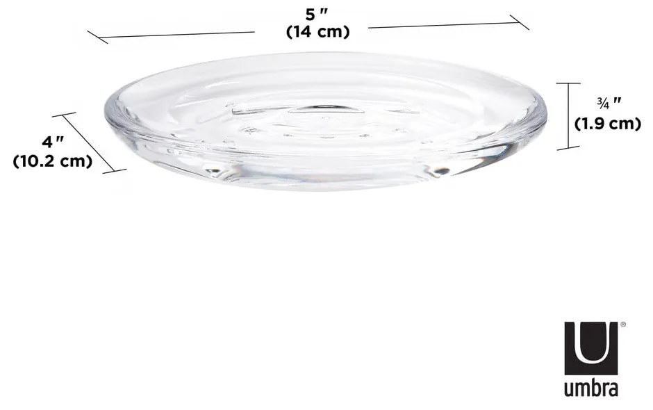 Plastikowa mydelniczka Droplet – Umbra