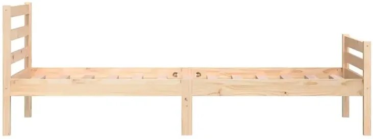 Pojedyncze łóżko z naturalnej sosny 90x200 - Fenso 3X