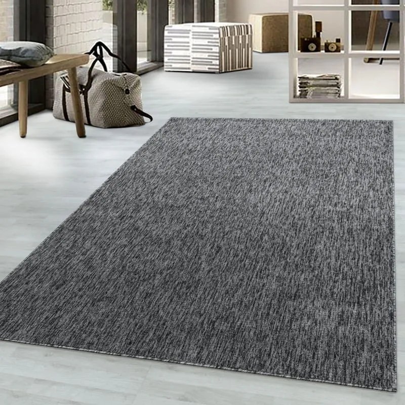 Dywan jednokolorowy na filcu Nizza szary 60 cm x 100 cm