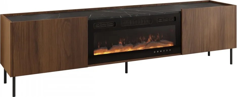 Szafka RTV z kominkiem Antovei 200 K