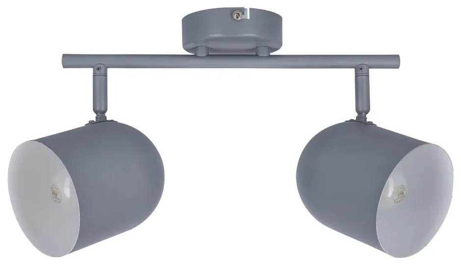 Niebieska lampa sufitowa z metalowym kloszem 38x10 cm Azuro – Candellux Lighting