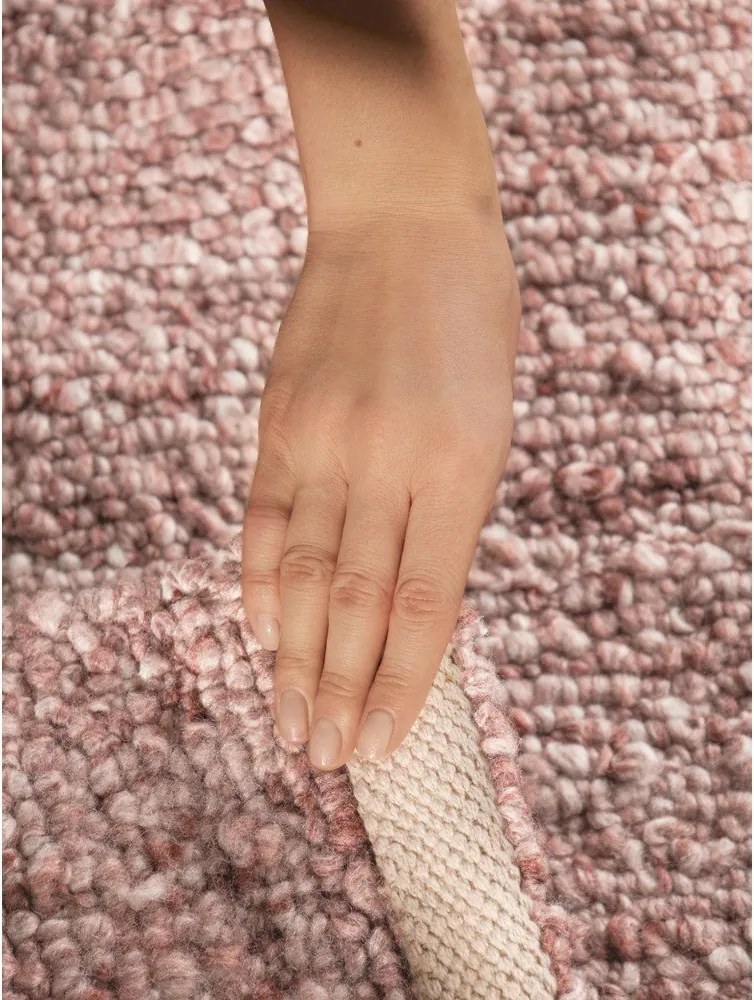 Szaroróżowy chodnik z materiału bouclé tkany ręcznie 80x200 cm Notting Hill Portobello – Ted Baker