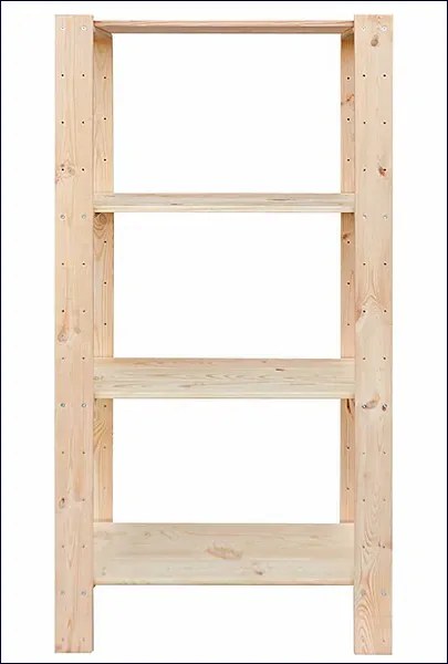 Drewniany regał do spiżarni W6-B98