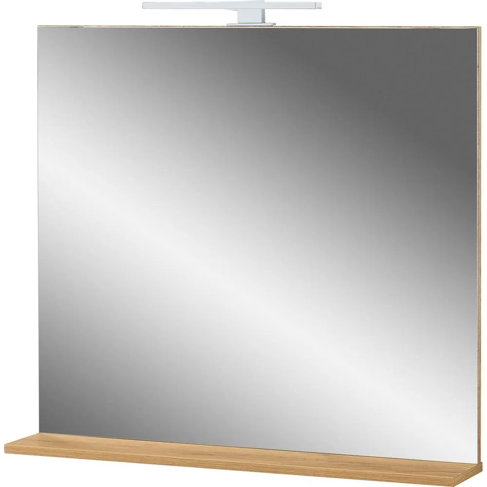 Lustro z oświetleniem/z półką ścienne 76x75 cm Menen – Germania