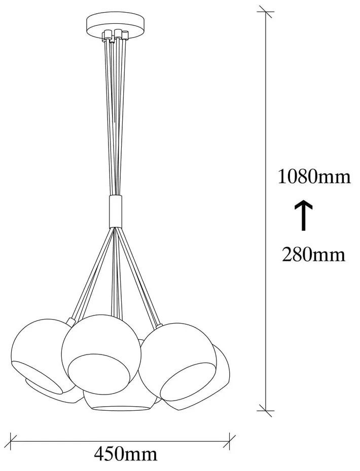 Biała lampa wisząca Opviq lights Sivani