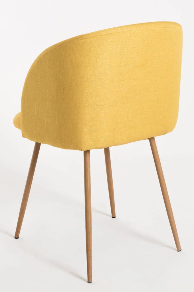 Zestaw 2 Krzese Velt Tkanina