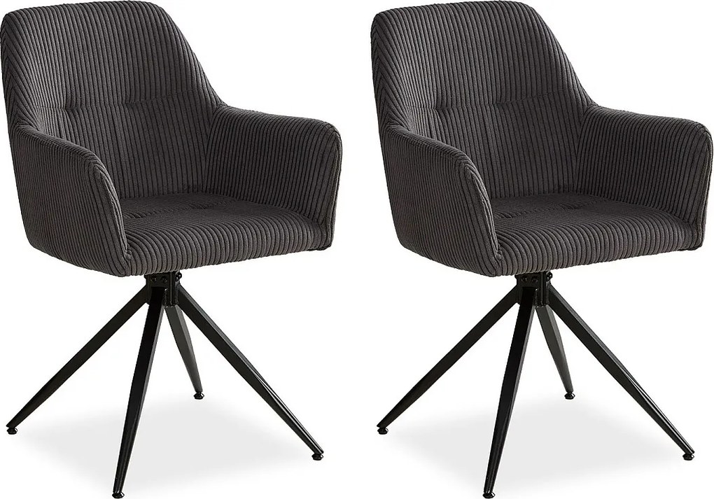 Zestaw krzeseł jadalnianych 57x85x59 cm Szare Nowoczesne Krzesła Jajko z Aksamitnego Materiału