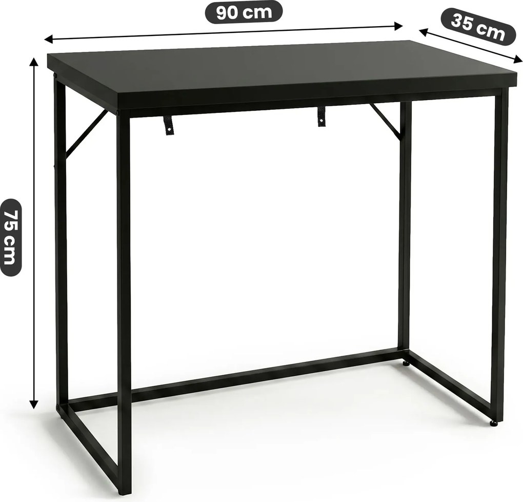 Czarna konsola minimalistyczna metalowa G2-N64