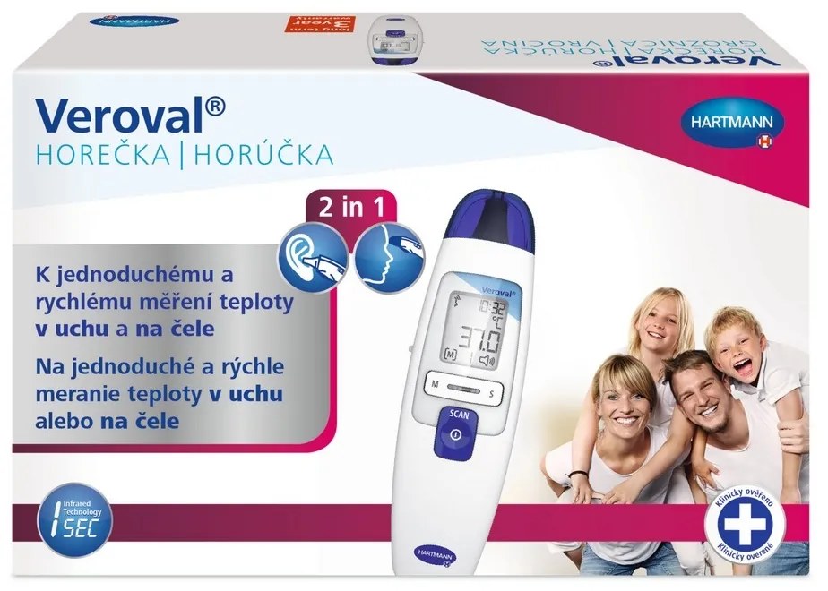 Hartmann Veroval Infrared Touch Thermometer Fever