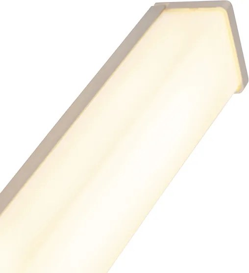 Nowoczesna lampa ścienna do łazienki ze stali 62 cm IP44 - Cascada