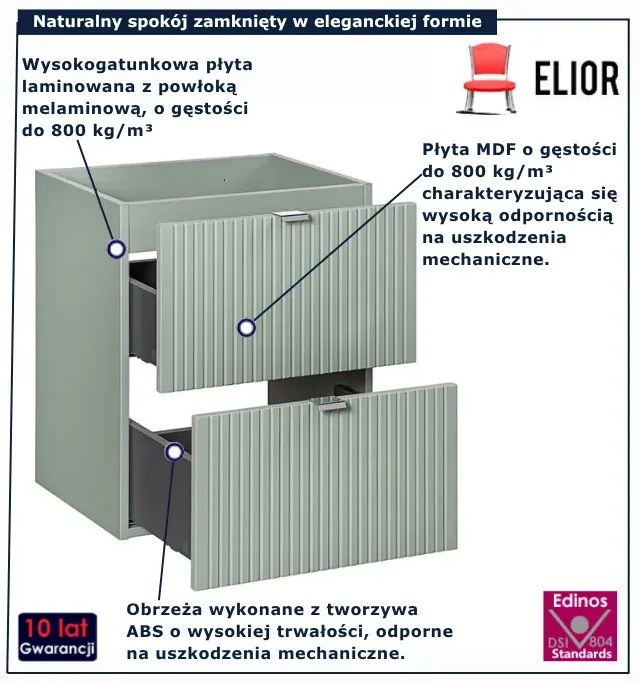 Szałwiowa szafka pod umywalkę do lazienki N6-P23