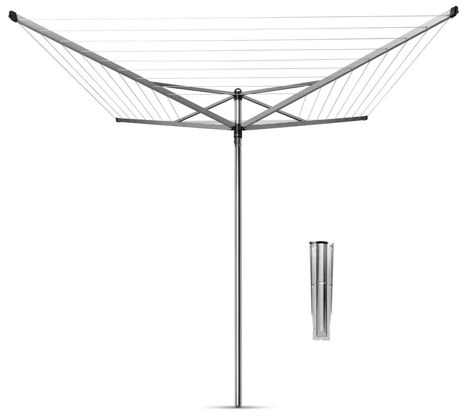 Ogrodowa suszarka na pranie w kolorze srebra 40 m Topspinner – Brabantia