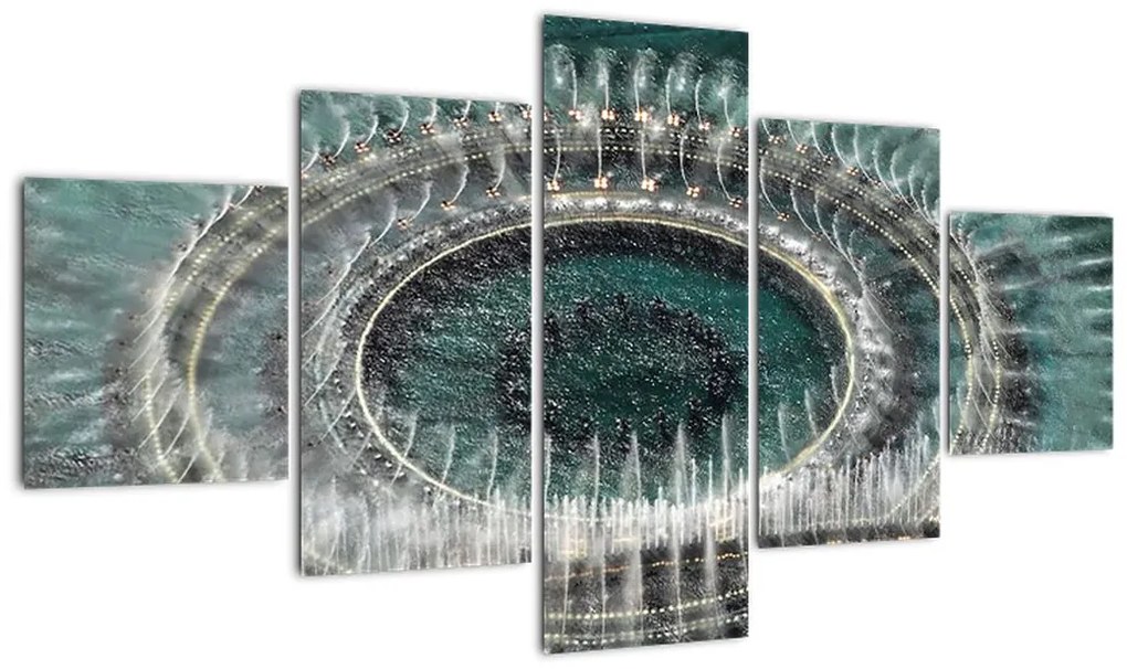 Obraz fontanny (125x70 cm)