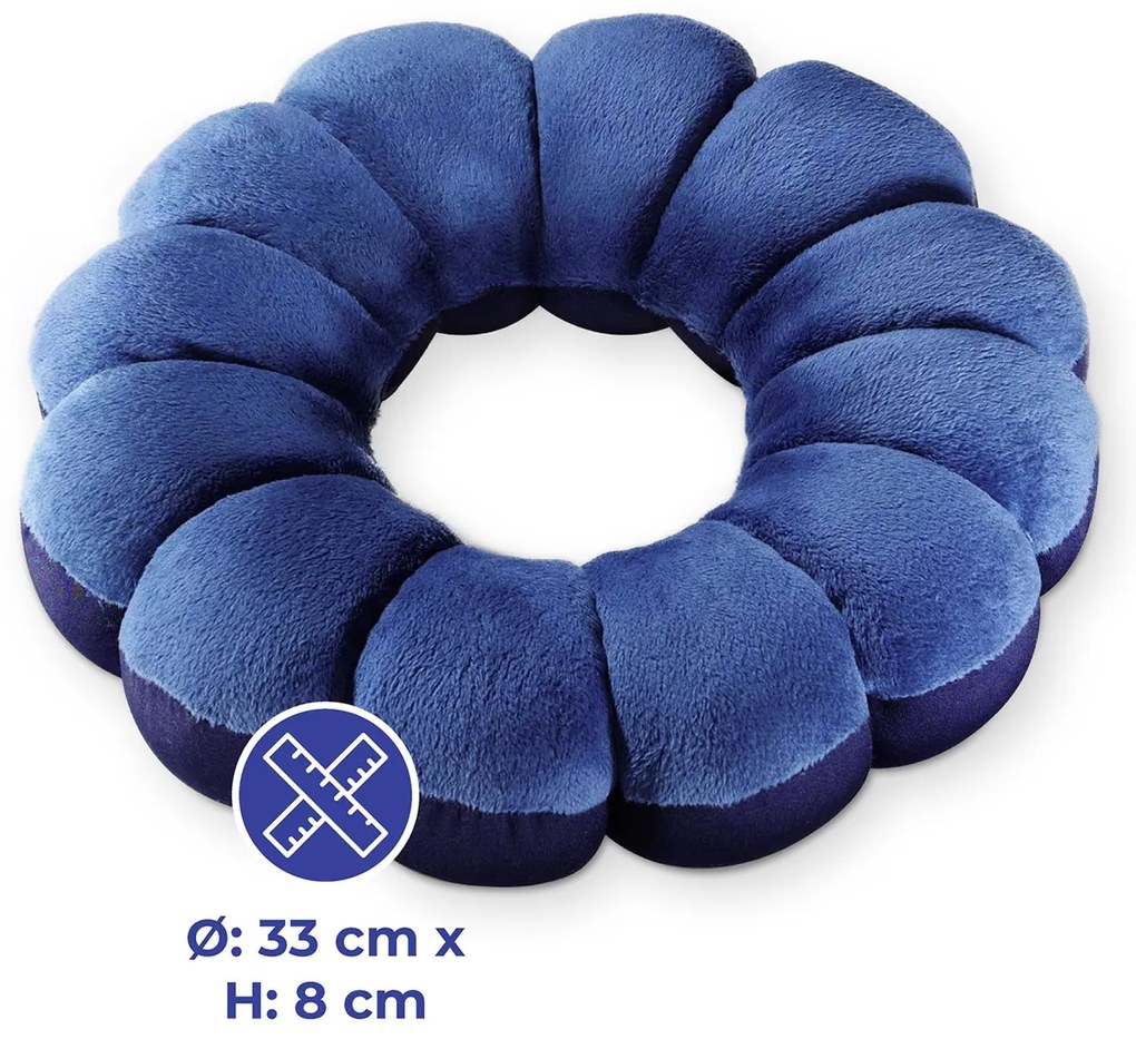 Poduszka pod plecy, wypełnienie z mikrokulkami, Ø 33 cm