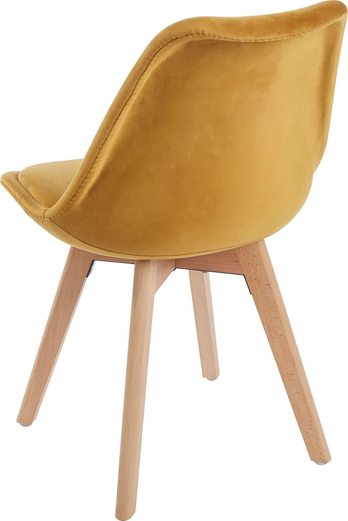 Zestaw 4 Krzese Synk Aksamitne