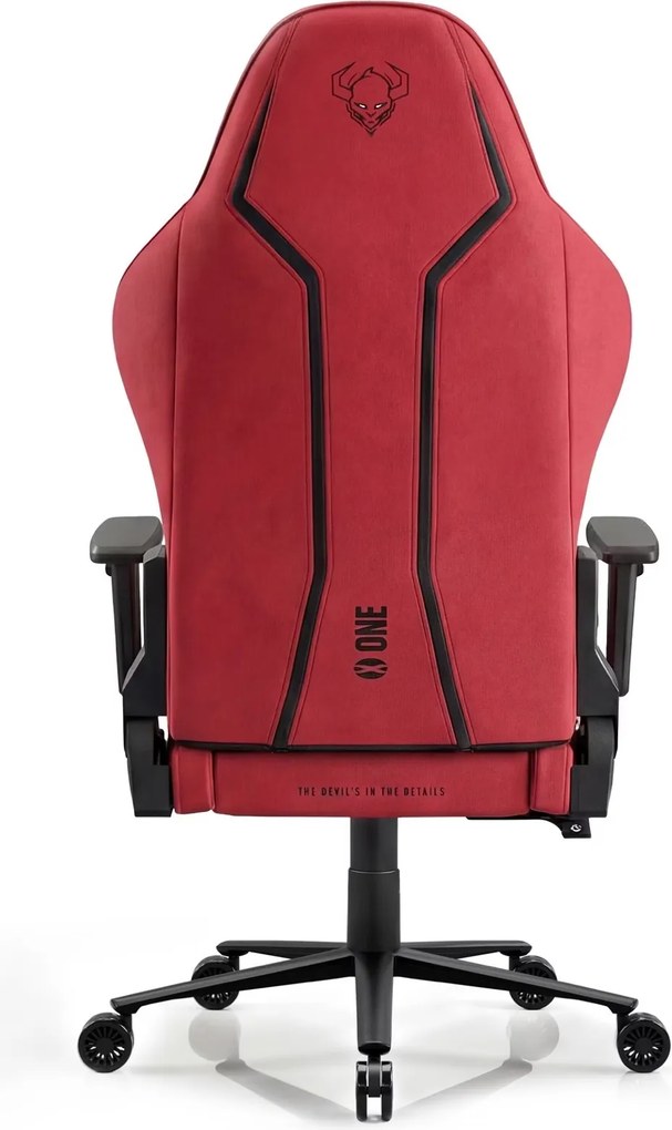 Fotel gamingowy materiałowy Diablo X-One 2.0 Normal Size, Bloody Mary