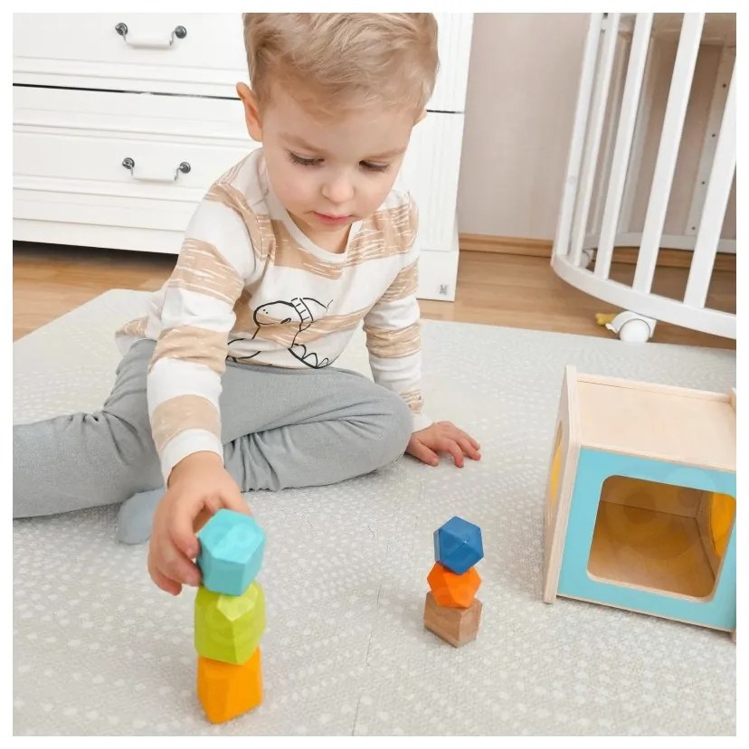 Tooky toy box pudełko xxl montessori edukacyjne 7w1 sensoryczne 31-36 mies.