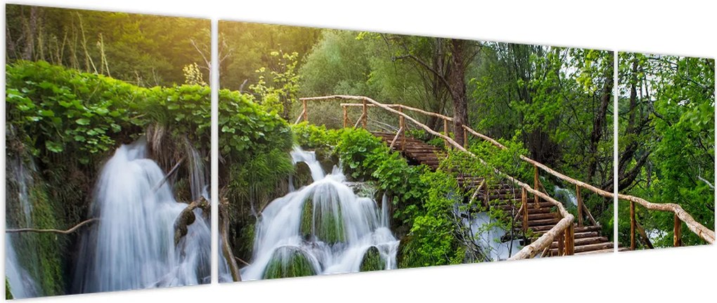 Obraz - Jeziora Plitwickie (170x50 cm)