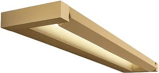 Kinkiet Slim - 18W LED, CCT 2700K-4000K, dł. 59,2 cm, regulowany, 1440 lm, IP20 - Perenz - złoty