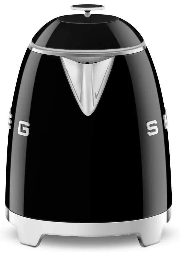 Czarny czajnik elektryczny ze stali nierdzewnej 800 ml Retro Style – SMEG