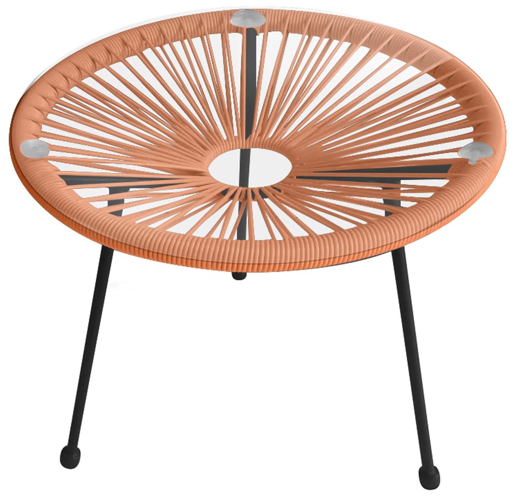 Stolik żyłkowy Arthur 48 cm orange PATIO