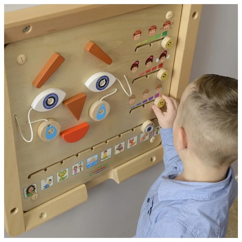 Masterkidz tablica edukacyjna jak się czujesz? nauka emocji montessori