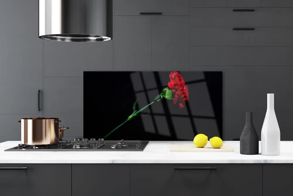 Szkło do Kuchni na Ścianę Subtelny Pączek Kwiatu